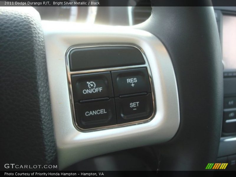 Bright Silver Metallic / Black 2011 Dodge Durango R/T