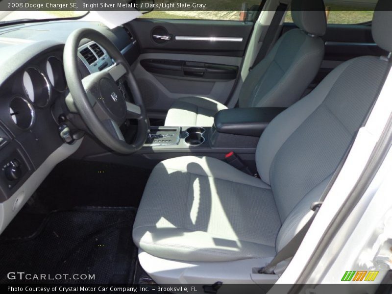 Bright Silver Metallic / Dark/Light Slate Gray 2008 Dodge Charger SE