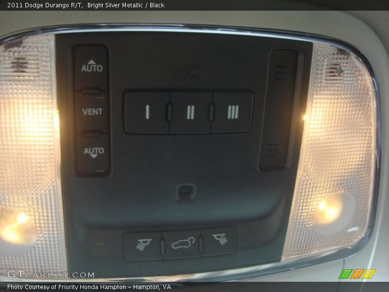 Bright Silver Metallic / Black 2011 Dodge Durango R/T