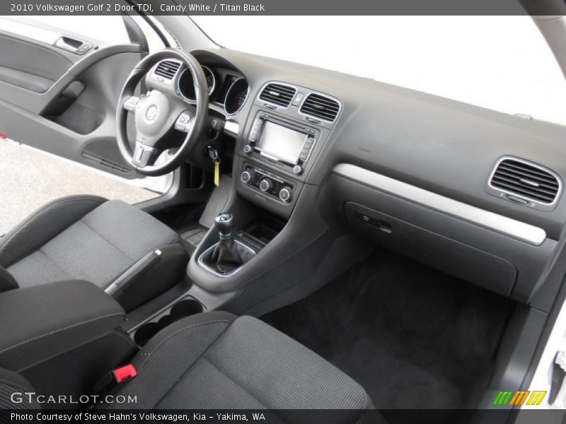 Candy White / Titan Black 2010 Volkswagen Golf 2 Door TDI