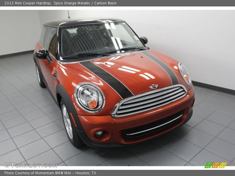Spice Orange Metallic / Carbon Black 2013 Mini Cooper Hardtop