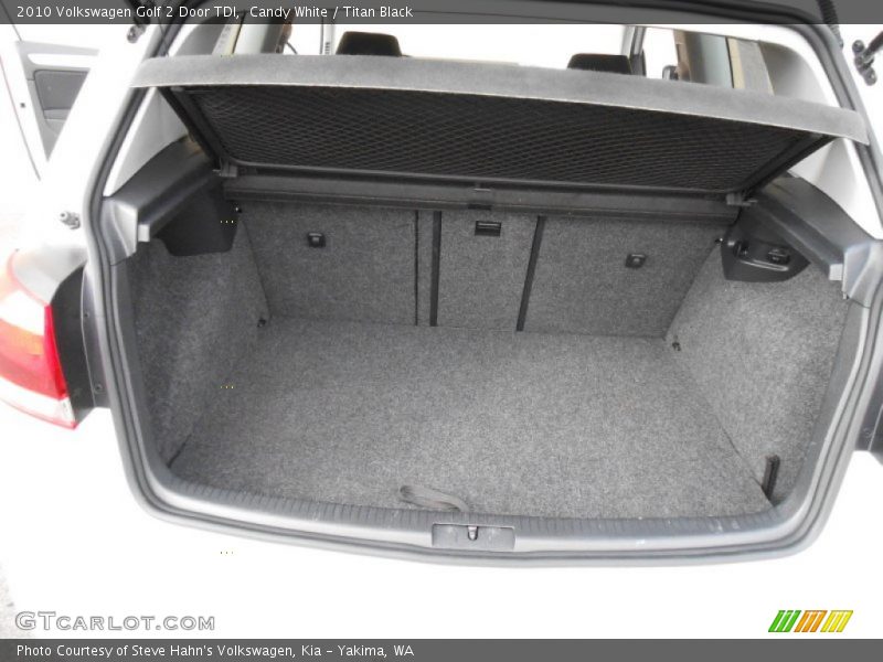  2010 Golf 2 Door TDI Trunk