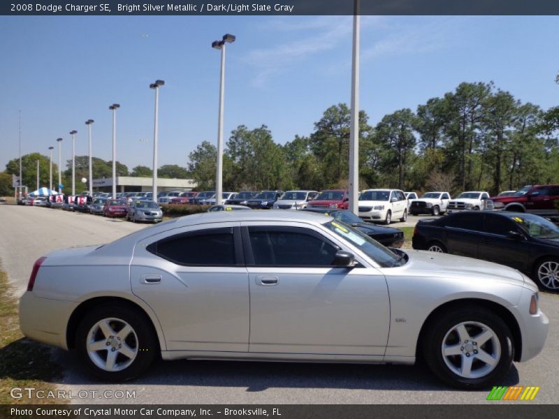 Bright Silver Metallic / Dark/Light Slate Gray 2008 Dodge Charger SE