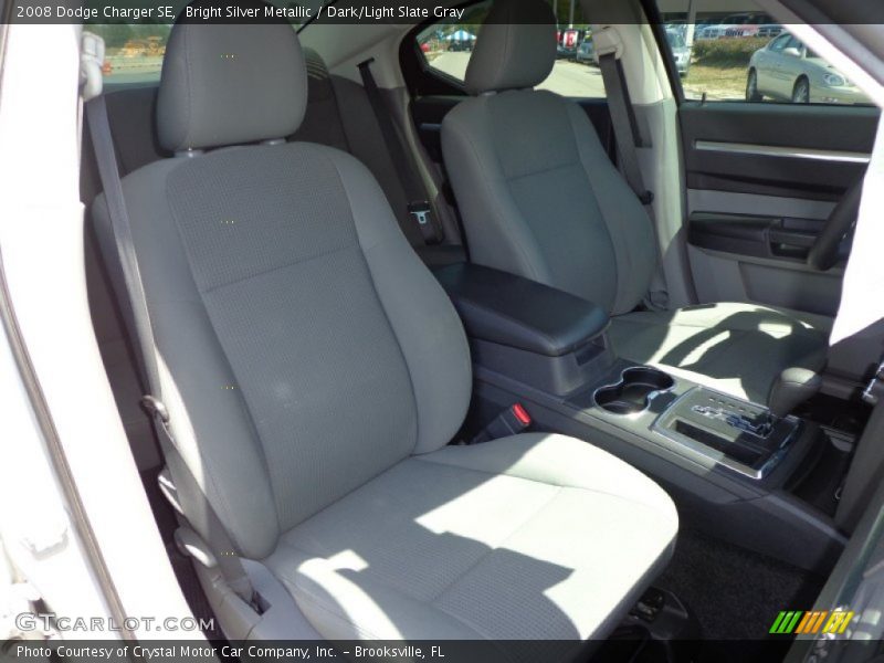 Bright Silver Metallic / Dark/Light Slate Gray 2008 Dodge Charger SE
