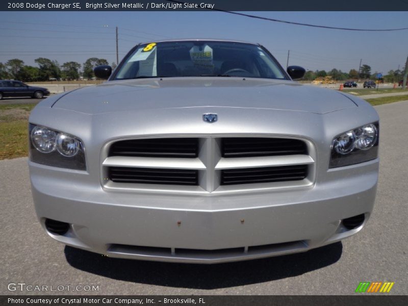 Bright Silver Metallic / Dark/Light Slate Gray 2008 Dodge Charger SE