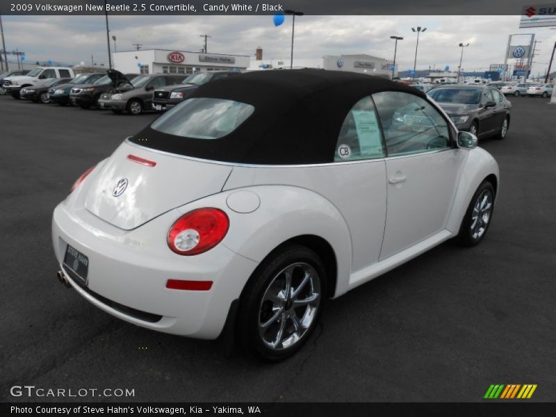 Candy White / Black 2009 Volkswagen New Beetle 2.5 Convertible