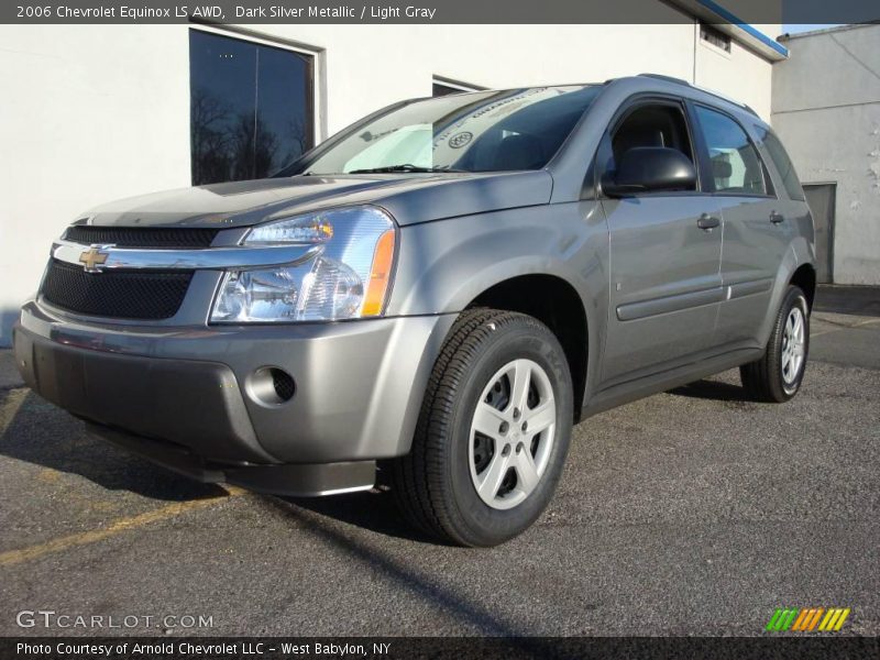 Dark Silver Metallic / Light Gray 2006 Chevrolet Equinox LS AWD