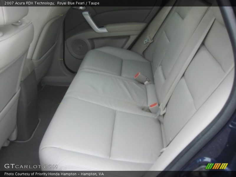 Royal Blue Pearl / Taupe 2007 Acura RDX Technology