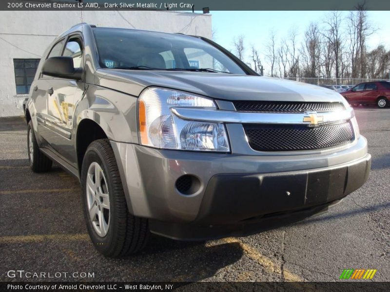 Dark Silver Metallic / Light Gray 2006 Chevrolet Equinox LS AWD