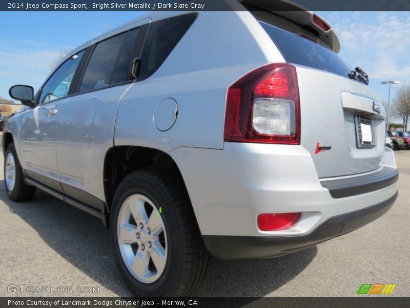 Bright Silver Metallic / Dark Slate Gray 2014 Jeep Compass Sport