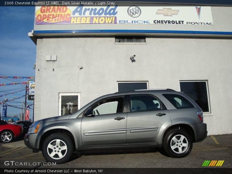 Dark Silver Metallic / Light Gray 2006 Chevrolet Equinox LS AWD