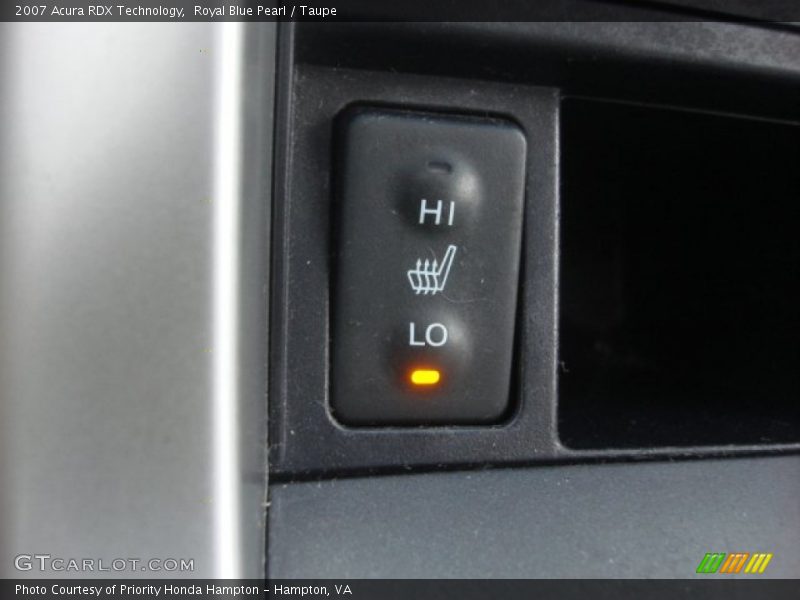 Royal Blue Pearl / Taupe 2007 Acura RDX Technology