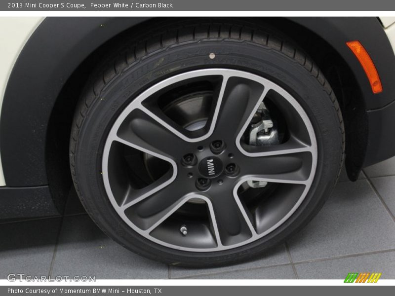 Pepper White / Carbon Black 2013 Mini Cooper S Coupe