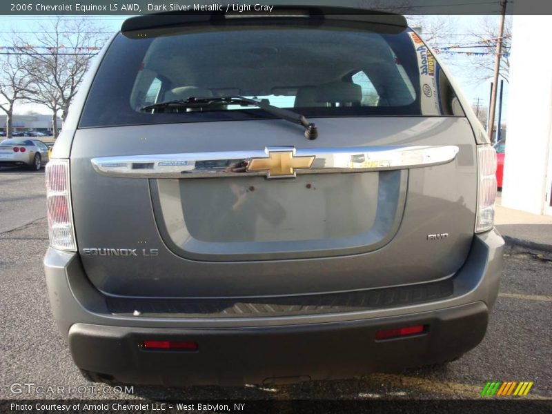 Dark Silver Metallic / Light Gray 2006 Chevrolet Equinox LS AWD