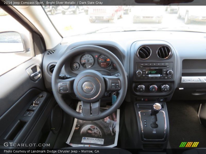 Bright Silver Metallic / Dark Slate Gray 2014 Jeep Compass Sport