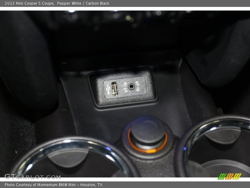 Pepper White / Carbon Black 2013 Mini Cooper S Coupe