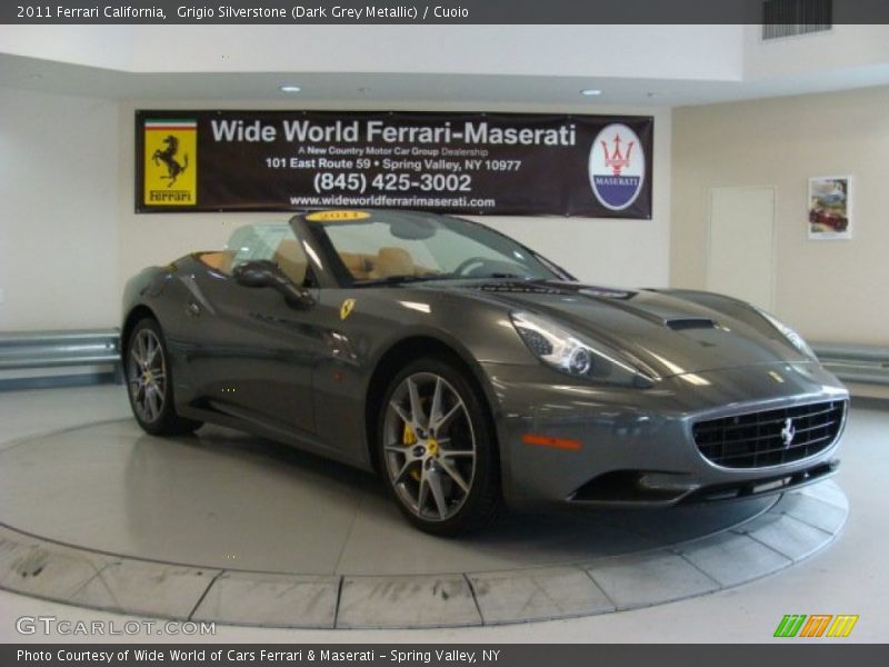 Grigio Silverstone (Dark Grey Metallic) / Cuoio 2011 Ferrari California