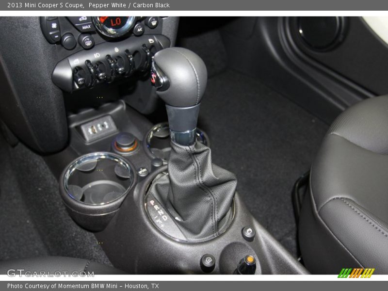 Pepper White / Carbon Black 2013 Mini Cooper S Coupe