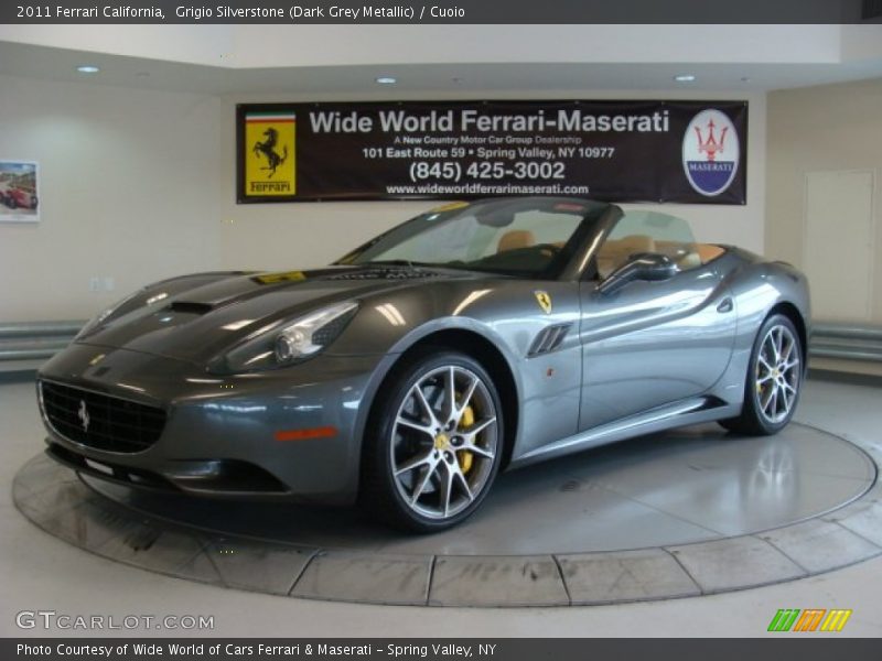 Grigio Silverstone (Dark Grey Metallic) / Cuoio 2011 Ferrari California