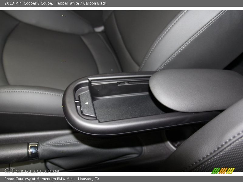 Pepper White / Carbon Black 2013 Mini Cooper S Coupe