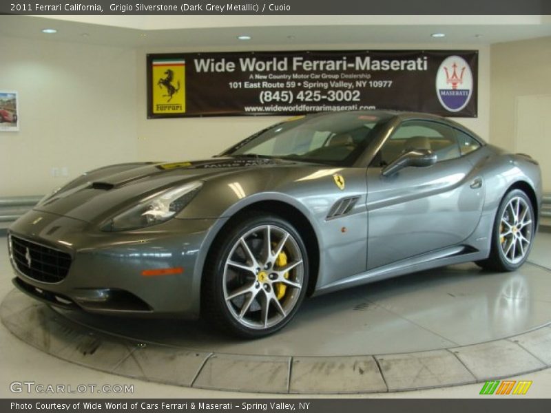 Grigio Silverstone (Dark Grey Metallic) / Cuoio 2011 Ferrari California