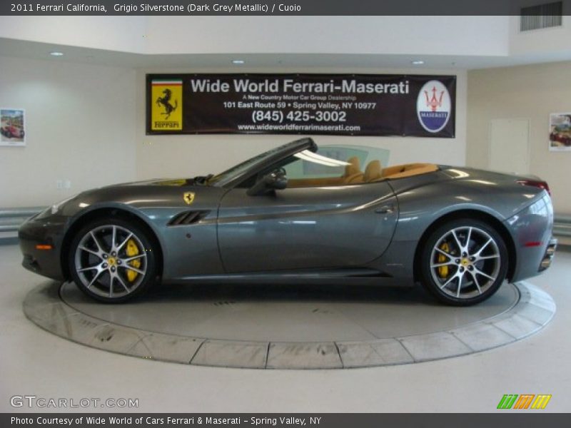 Grigio Silverstone (Dark Grey Metallic) / Cuoio 2011 Ferrari California