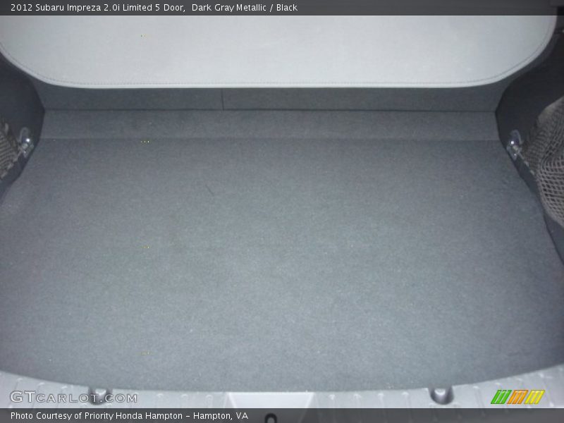 Dark Gray Metallic / Black 2012 Subaru Impreza 2.0i Limited 5 Door