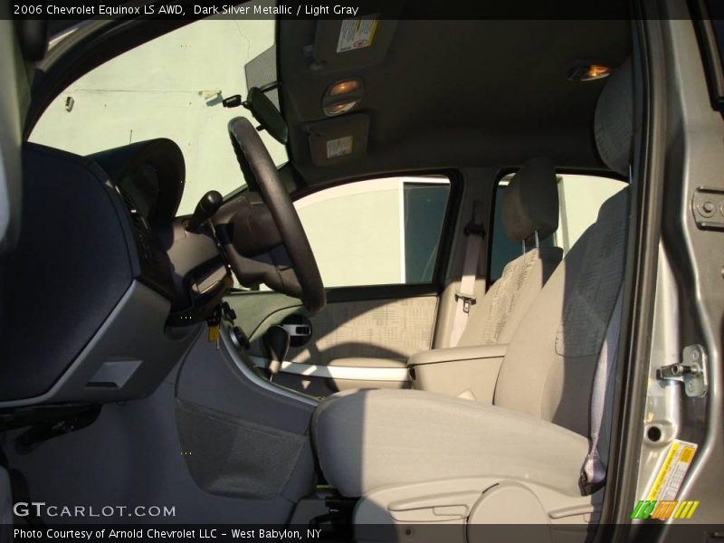 Dark Silver Metallic / Light Gray 2006 Chevrolet Equinox LS AWD