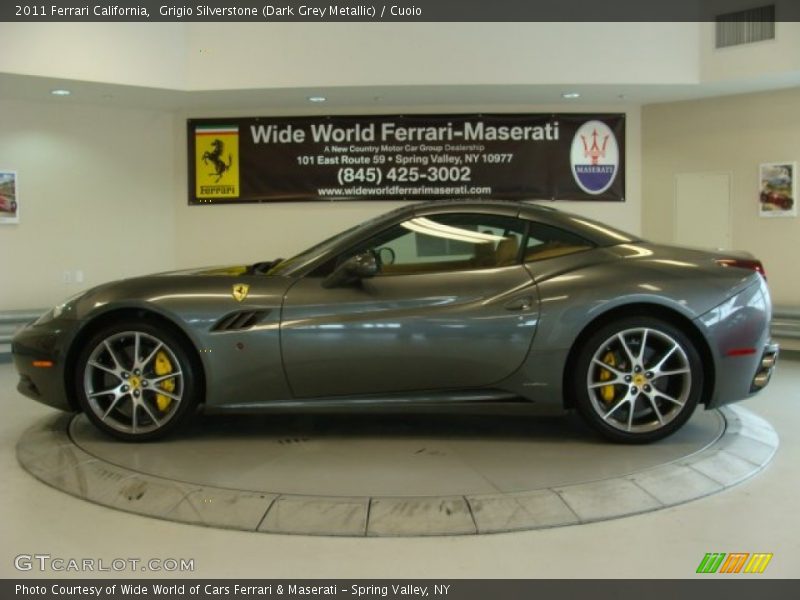 Grigio Silverstone (Dark Grey Metallic) / Cuoio 2011 Ferrari California