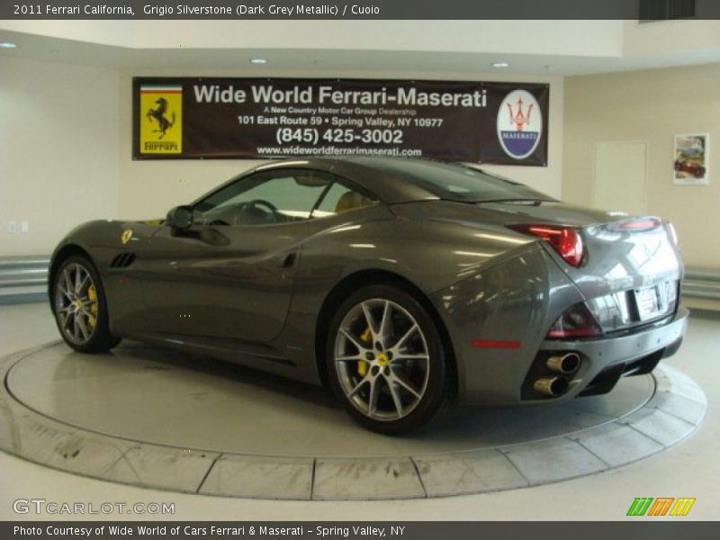Grigio Silverstone (Dark Grey Metallic) / Cuoio 2011 Ferrari California