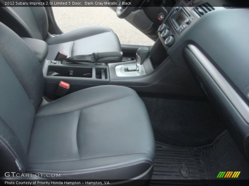 Dark Gray Metallic / Black 2012 Subaru Impreza 2.0i Limited 5 Door