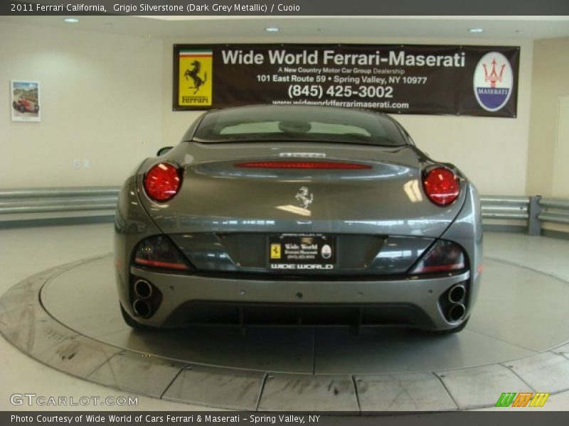 Grigio Silverstone (Dark Grey Metallic) / Cuoio 2011 Ferrari California