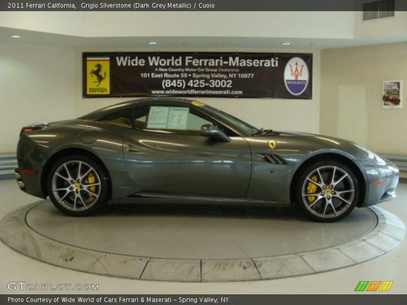 Grigio Silverstone (Dark Grey Metallic) / Cuoio 2011 Ferrari California