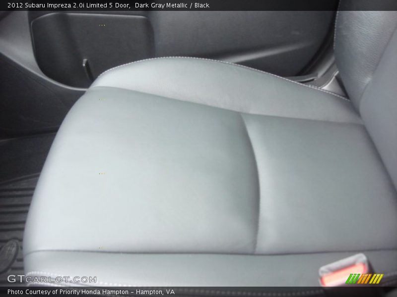 Dark Gray Metallic / Black 2012 Subaru Impreza 2.0i Limited 5 Door