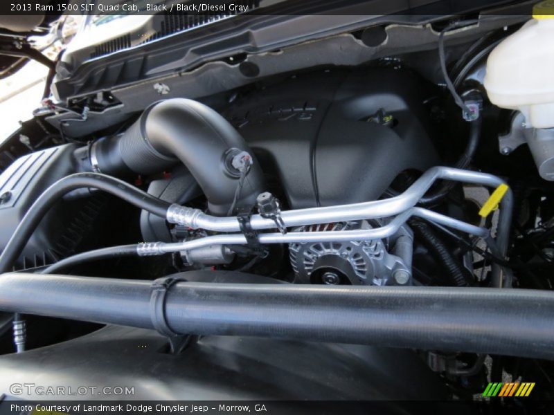 Black / Black/Diesel Gray 2013 Ram 1500 SLT Quad Cab