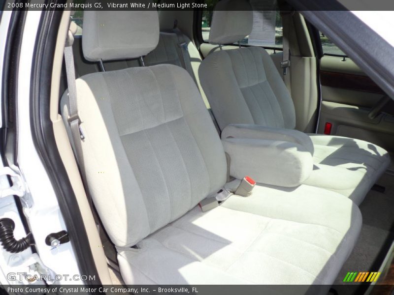 Vibrant White / Medium Light Stone 2008 Mercury Grand Marquis GS