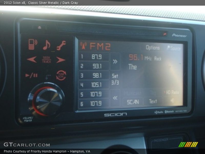 Classic Silver Metallic / Dark Gray 2012 Scion xB