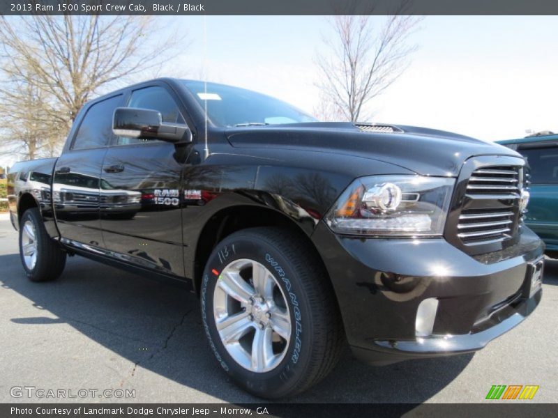 Front 3/4 View of 2013 1500 Sport Crew Cab