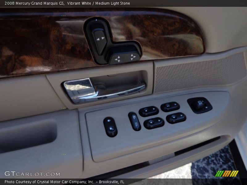 Vibrant White / Medium Light Stone 2008 Mercury Grand Marquis GS