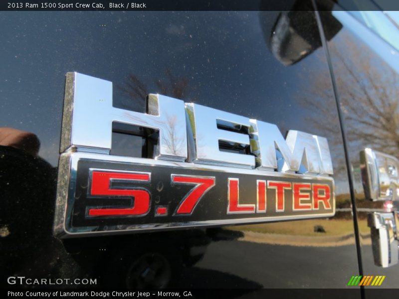 Black / Black 2013 Ram 1500 Sport Crew Cab