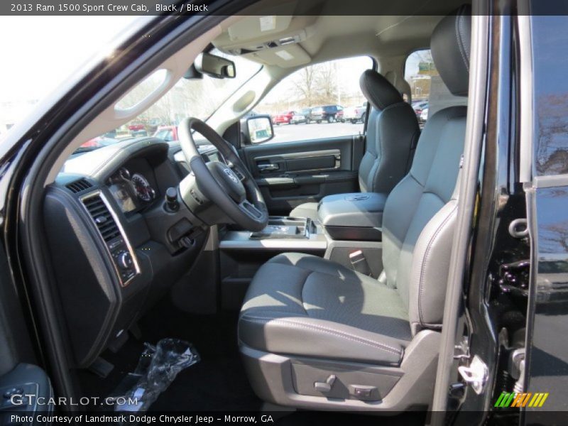 Black / Black 2013 Ram 1500 Sport Crew Cab