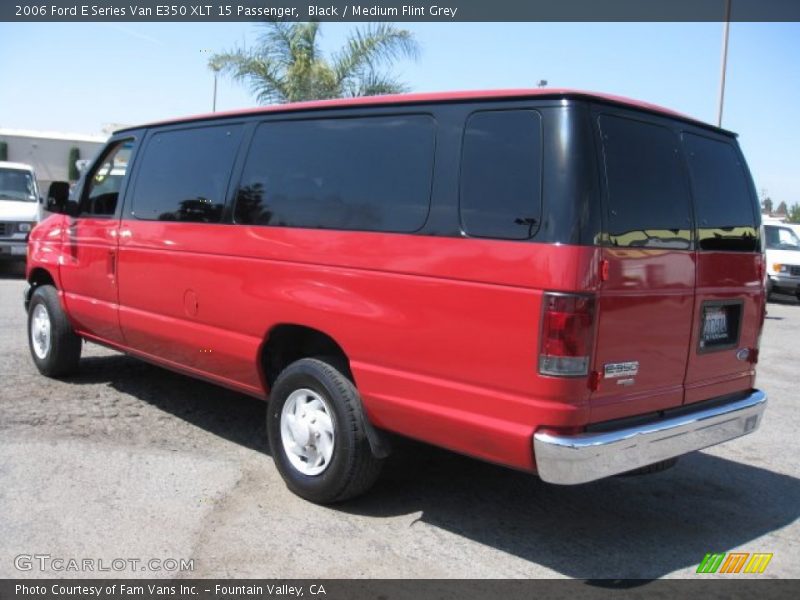 Black / Medium Flint Grey 2006 Ford E Series Van E350 XLT 15 Passenger