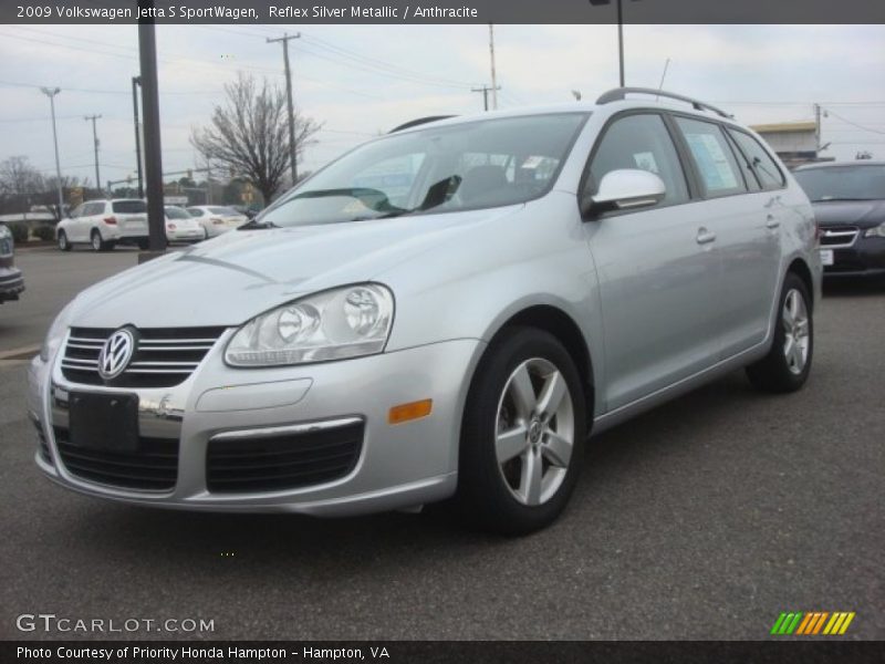 Reflex Silver Metallic / Anthracite 2009 Volkswagen Jetta S SportWagen