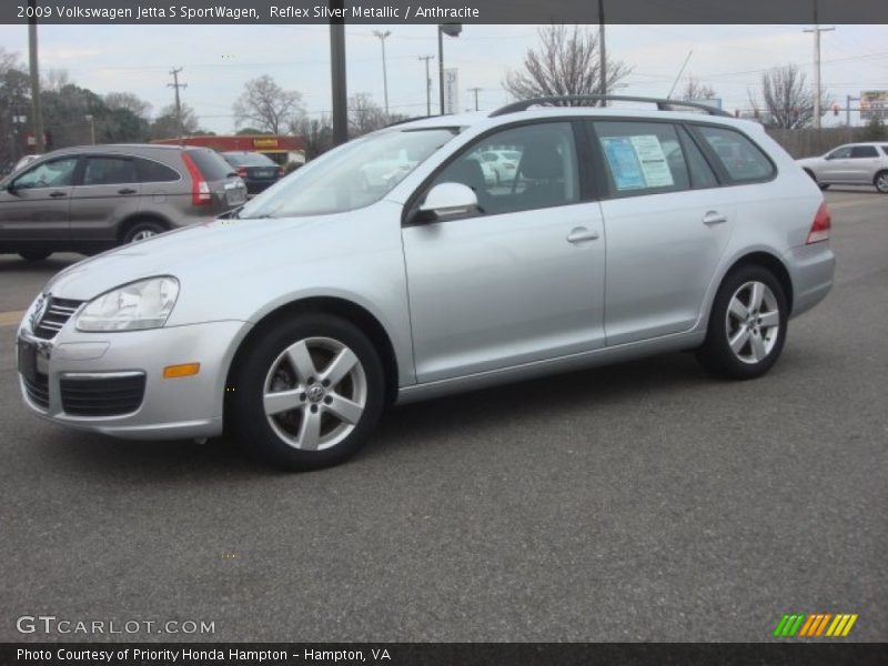 Reflex Silver Metallic / Anthracite 2009 Volkswagen Jetta S SportWagen