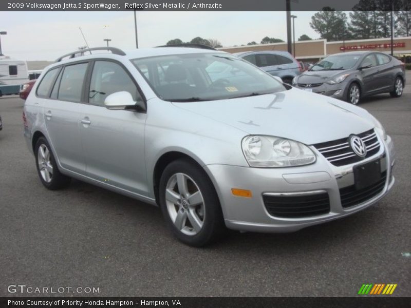 Reflex Silver Metallic / Anthracite 2009 Volkswagen Jetta S SportWagen