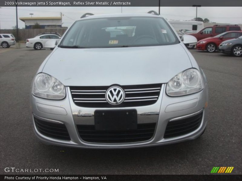 Reflex Silver Metallic / Anthracite 2009 Volkswagen Jetta S SportWagen