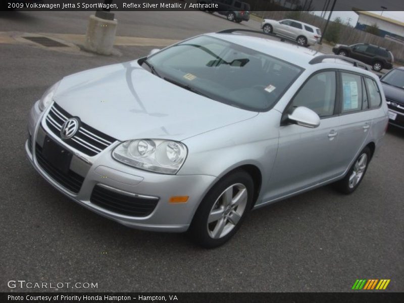 Reflex Silver Metallic / Anthracite 2009 Volkswagen Jetta S SportWagen