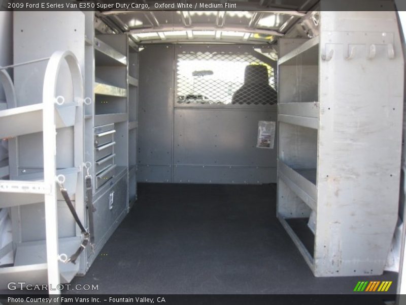 Oxford White / Medium Flint 2009 Ford E Series Van E350 Super Duty Cargo