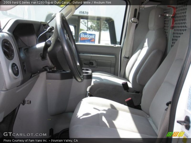 Oxford White / Medium Flint 2009 Ford E Series Van E250 Super Duty Cargo