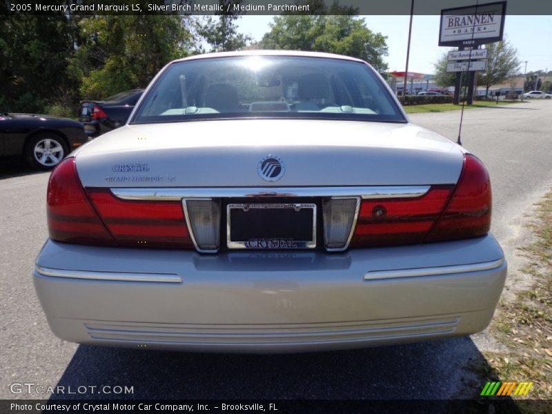 Silver Birch Metallic / Medium Parchment 2005 Mercury Grand Marquis LS